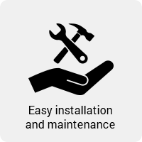 Easy Installation and maintenance
