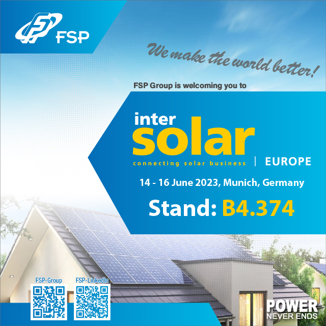 Welcome to Intersolar Europe 2023 - FSP